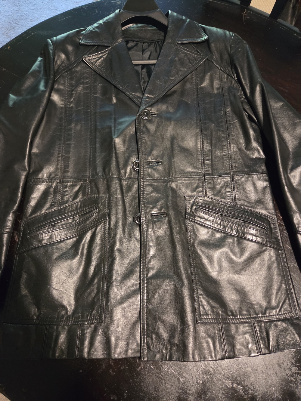 Vintage Berman's Leather Soft Leather Jacket Size 40